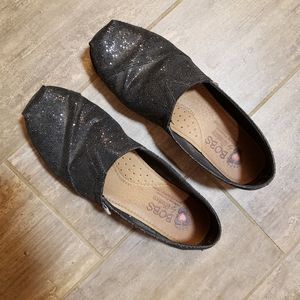 BOBS by Skechers Black Glitter